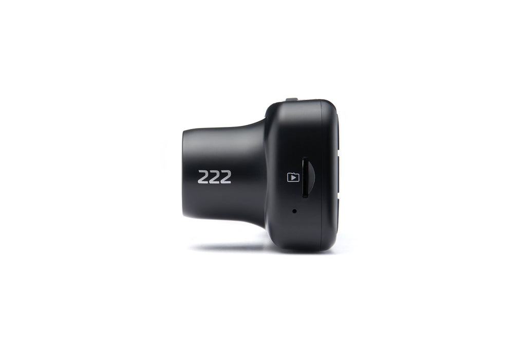 Nextbase 222 Compact Dash Cam in Black 2.5" HD IPS Screen, 1080p Full HD, Intelligent Parking Mode, G Force Sensor, 0.17lbs Assembled.