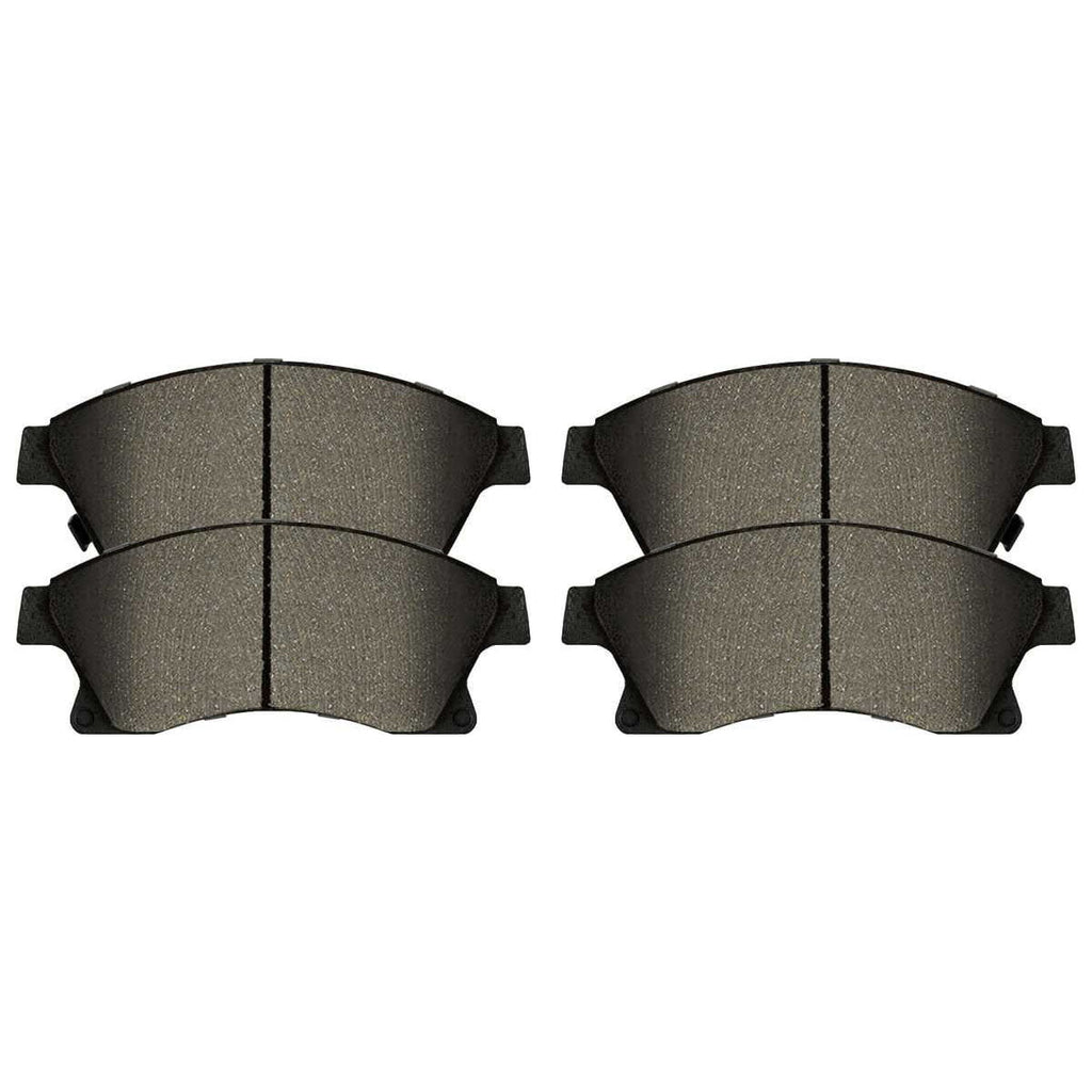 AutoShack Front Drilled Slotted Brake Rotors Black and Ceramic Pads Kit Driver and Passenger Side Replacement for 2011-2013 2014 2015 Chevrolet Cruze 2012-2017 Sonic 2016 Cruze Limited 1.4L 1.8L FWD