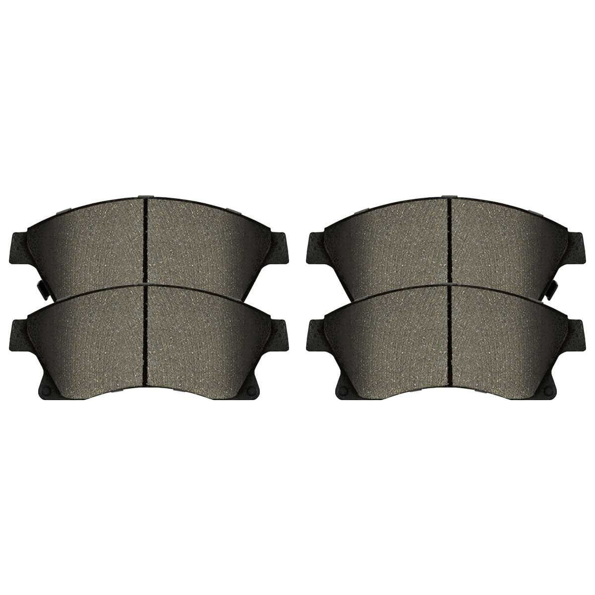 AutoShack Front Drilled Slotted Brake Rotors Black and Ceramic Pads Kit Driver and Passenger Side Replacement for 2011-2013 2014 2015 Chevrolet Cruze 2012-2017 Sonic 2016 Cruze Limited 1.4L 1.8L FWD