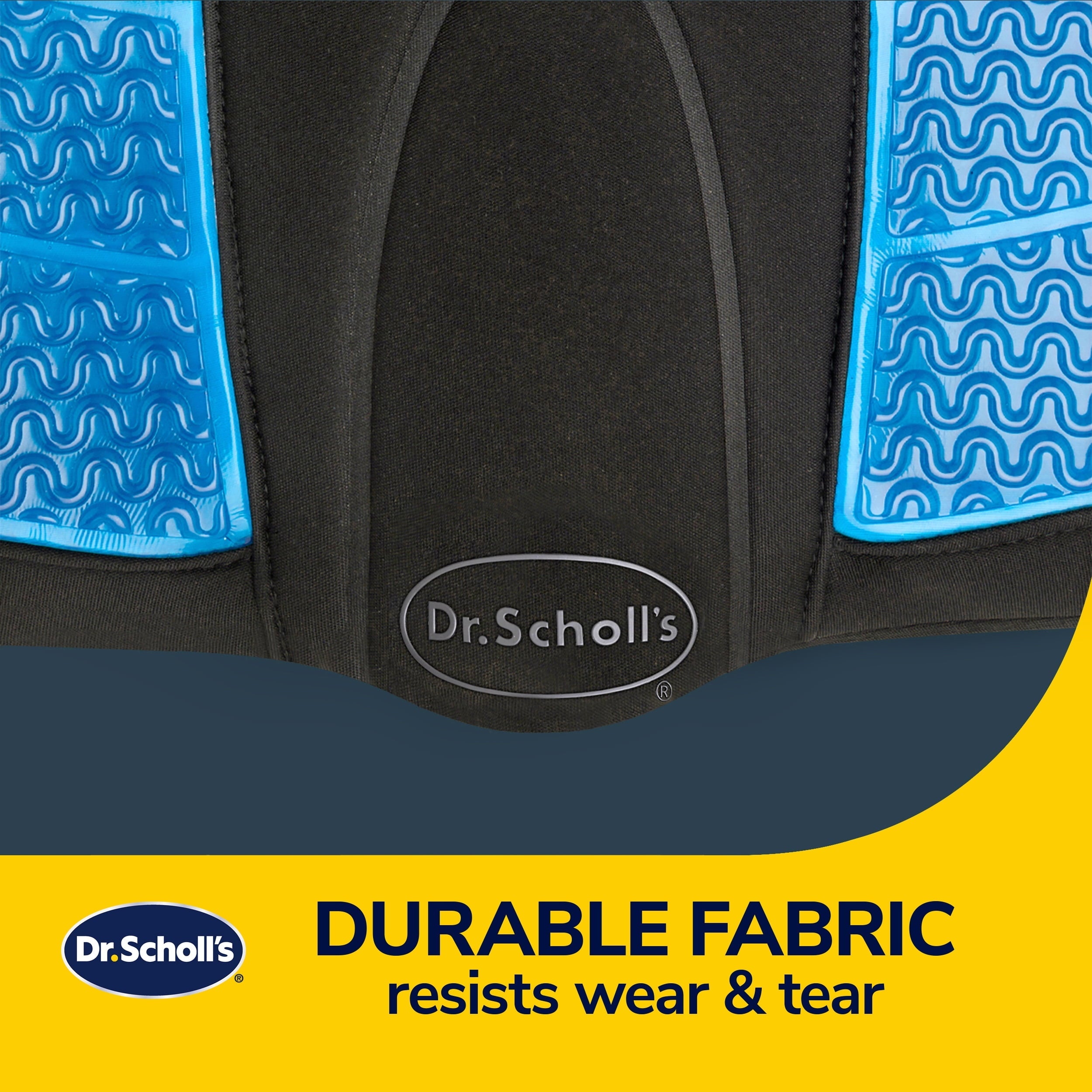 Dr. Scholl’s Black Massaging Gel Posterior Seat Cushion, 46100WDI, 2.83 lb
