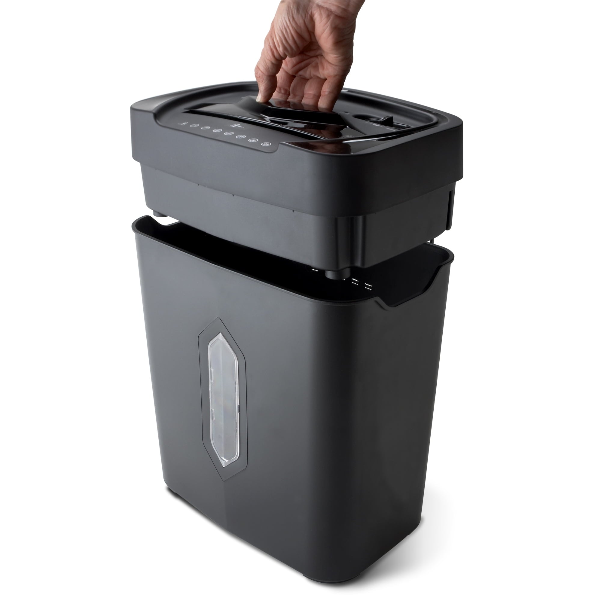 Aurora GB 12-Sheet Crosscut Paper and Credit Card Shredder with 5.2-Gallon Wastebasket
