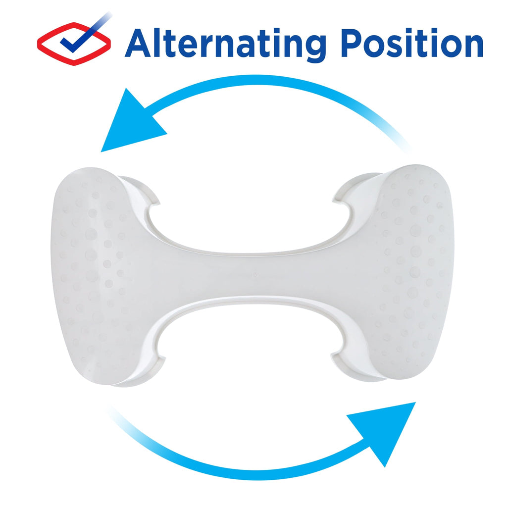 Clorox Antimicrobial Reversible Toilet Stool - Elevated Support for feet