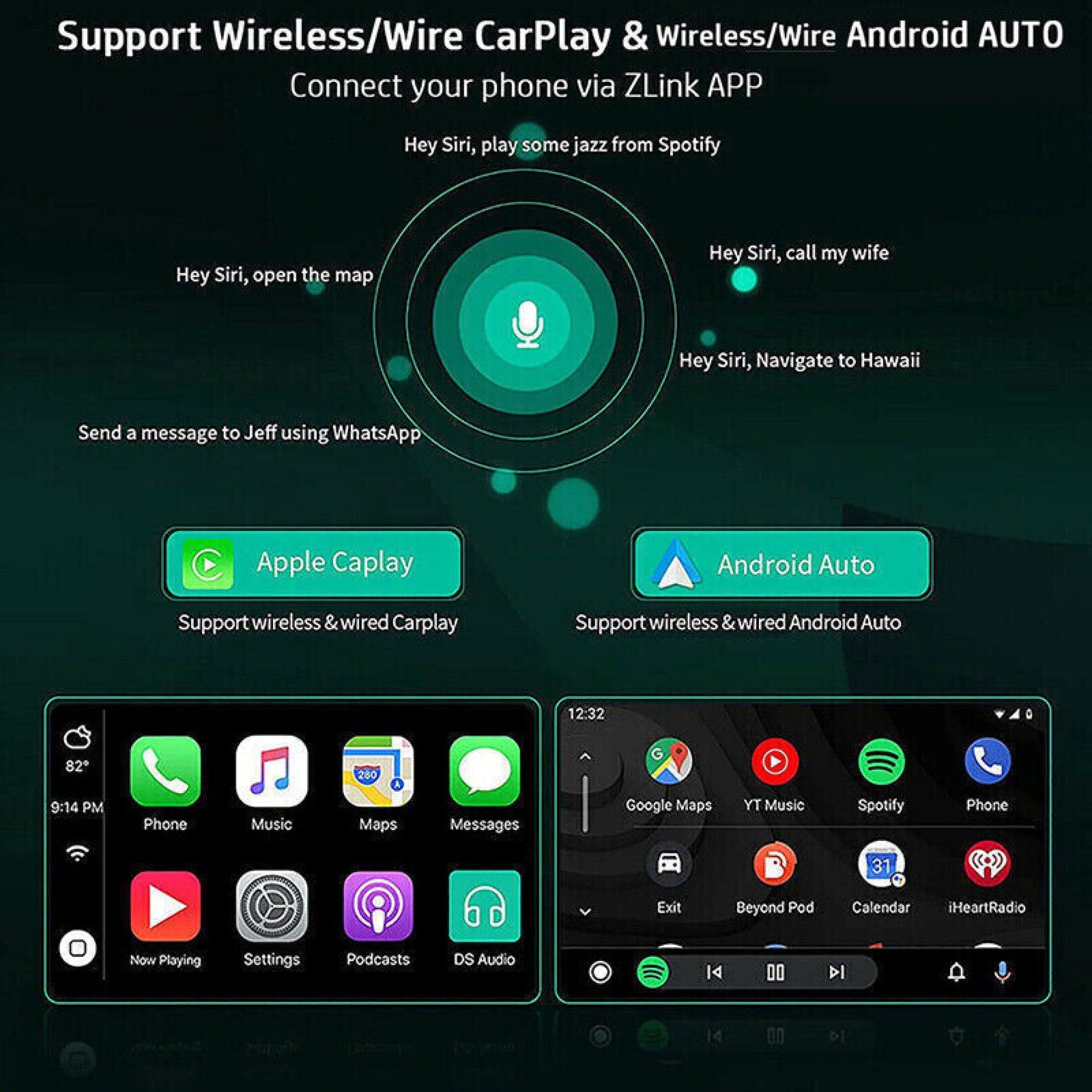 Wireless CarPlay for KIA Soul 2008-2013 Navigation Multimedia GPS System Backup Camera 9 Inch Android 12 Car Radio DSP Stereo Player Built-in DSP