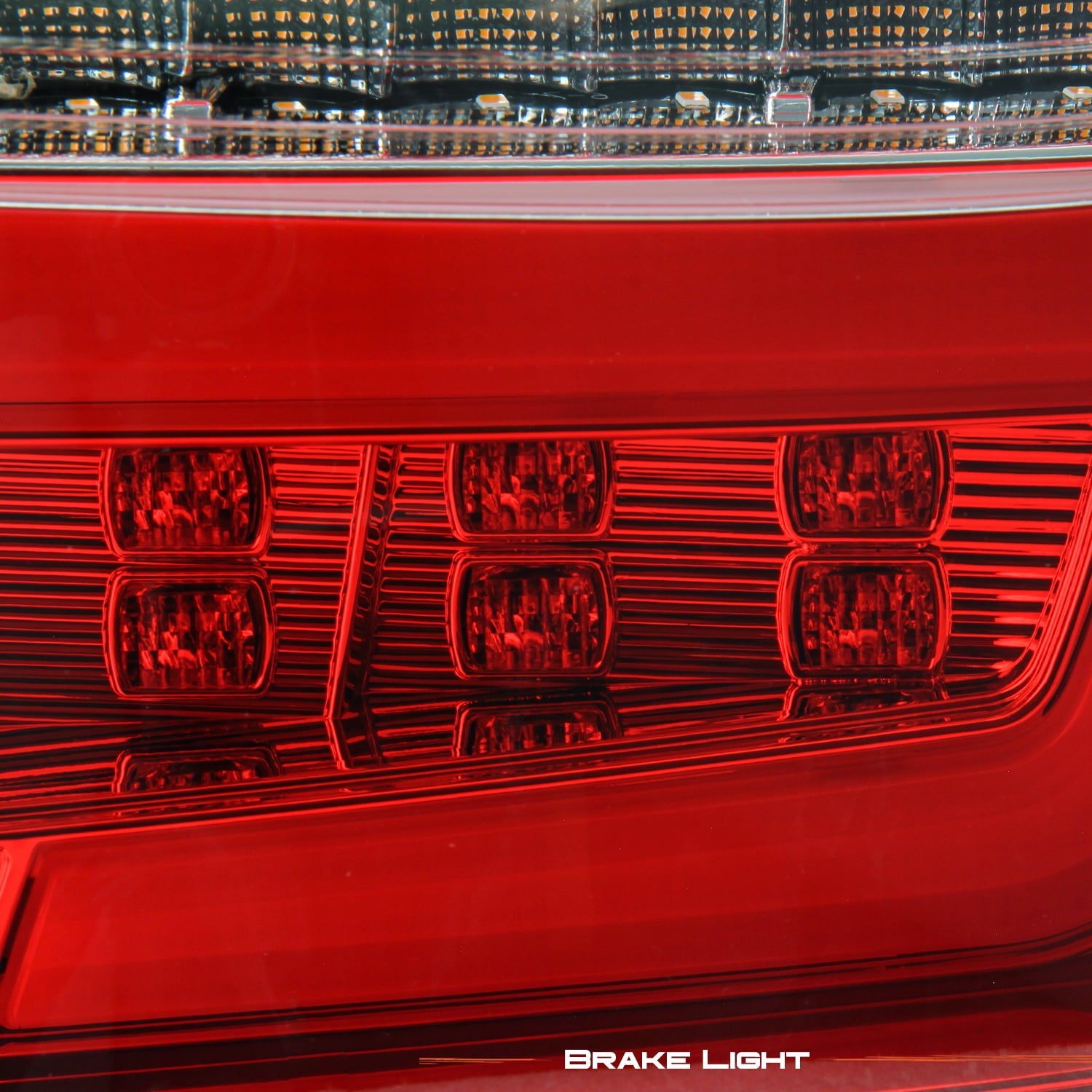 For 08-11 Subaru Impreza WRX Sedan [Full LED] Running Tube Red Tail Lights Pair