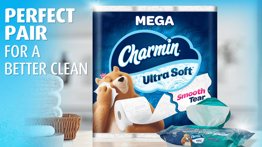 Charmin Ultra Soft Toilet Paper 6 Mega Rolls, 224 Sheets per Roll