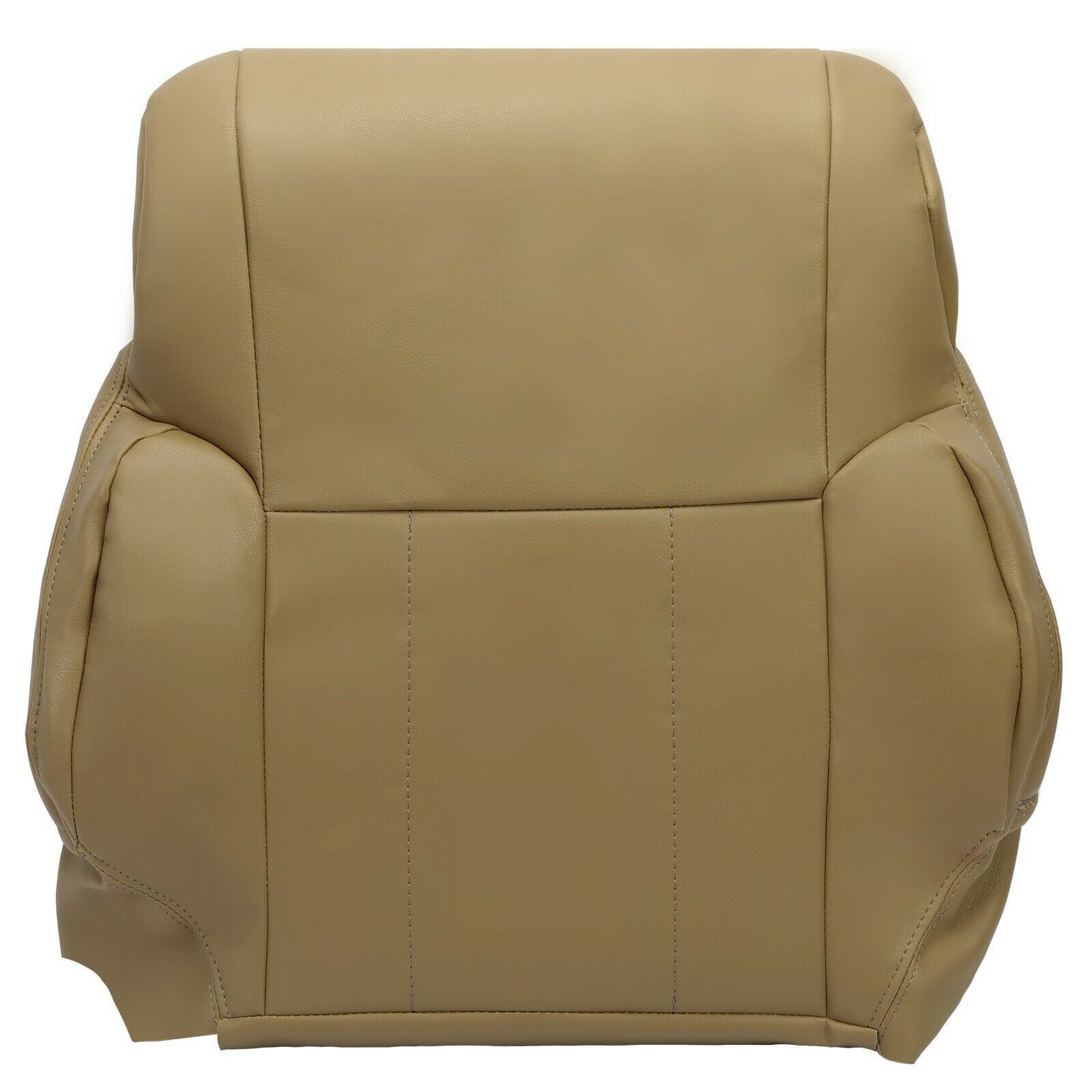 For 1996-02 Toyota 4Runner Driver Top Upper lean back Leather Seat Cover OAK Tan