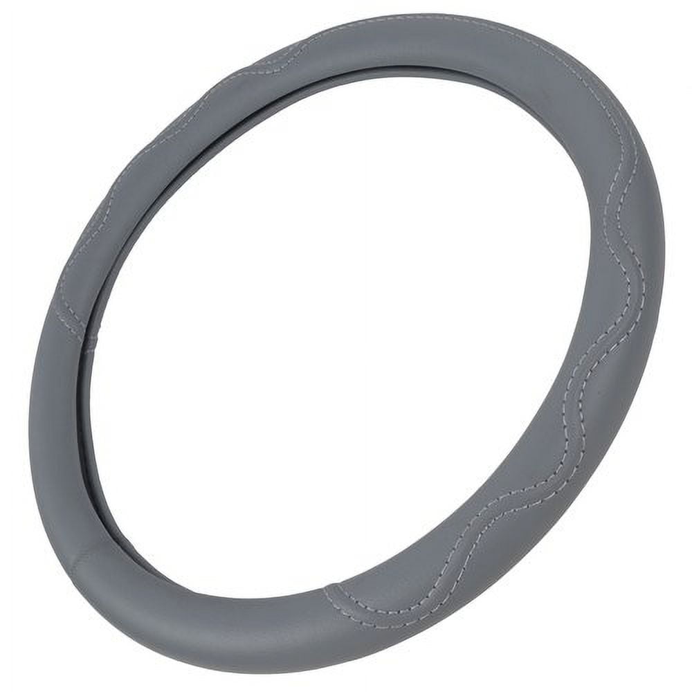 Motor Trend Odorless Car Steering-Wheel Cover, Performance Grip, Faux Leather