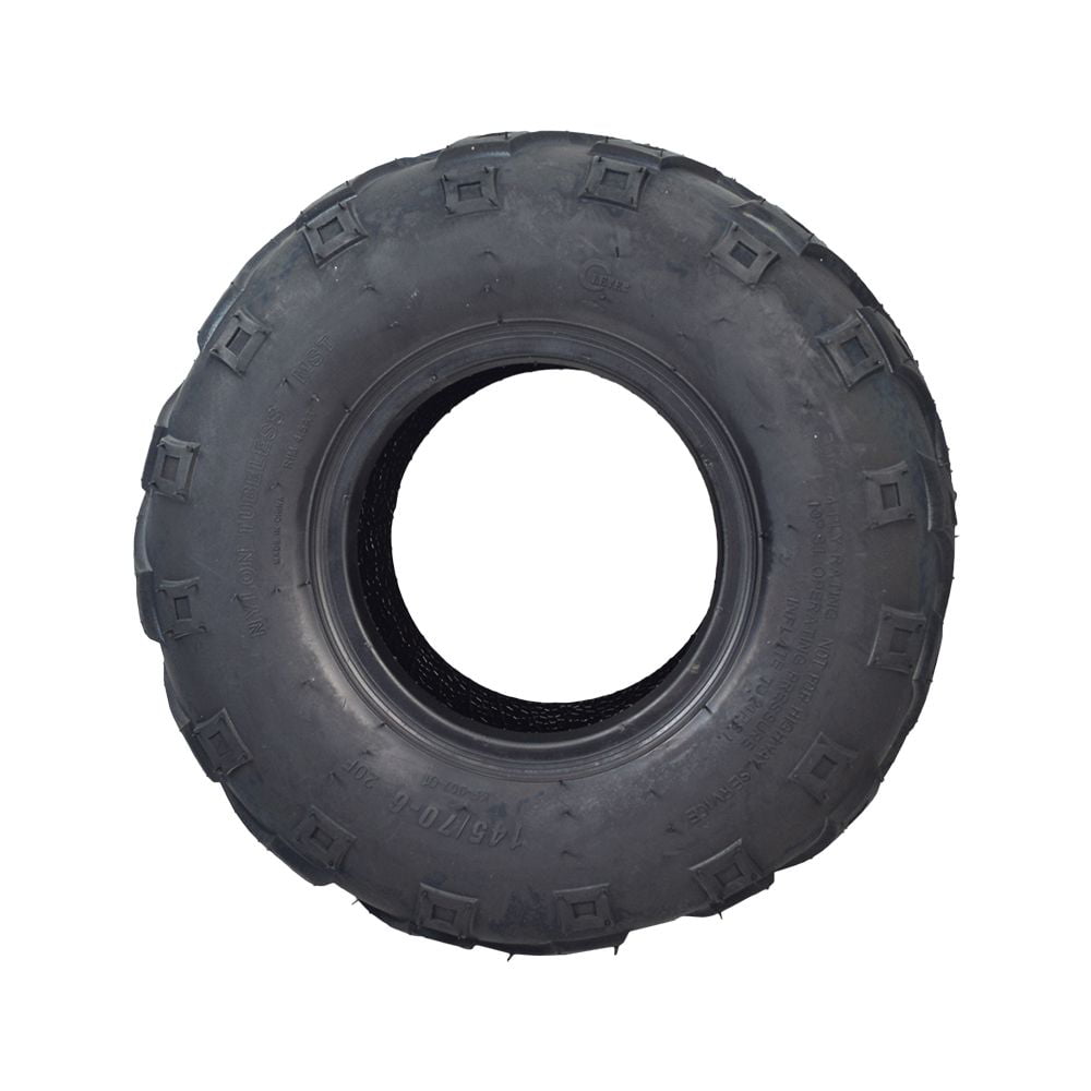AlveyTech 145/70-6 V-Tread Tire for the Monster Moto/Mega Moto Classic 80cc Mini Bike, All Terrain