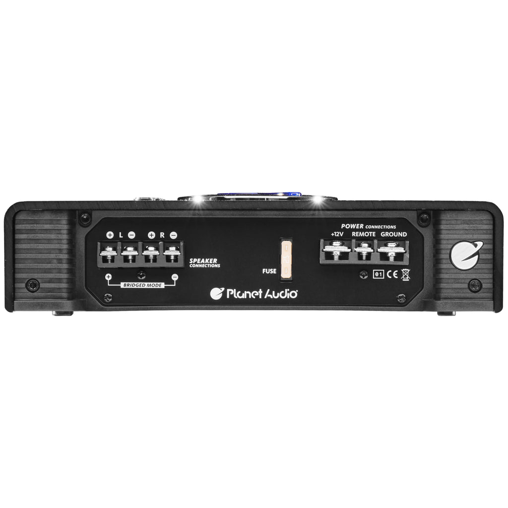 Planet Audio AC1000.2 1000 Watt 2 Channel Car Amplifier Mosfet Bridgeable