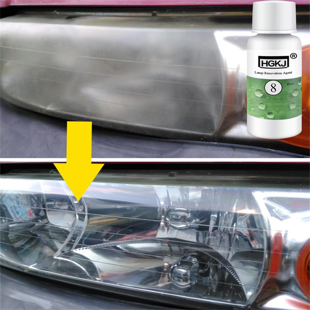 Apmemiss Clearance HGKJ-8-20ML Car Lens Restoration Kit Headlight Brightening Headlight Repair 20ML