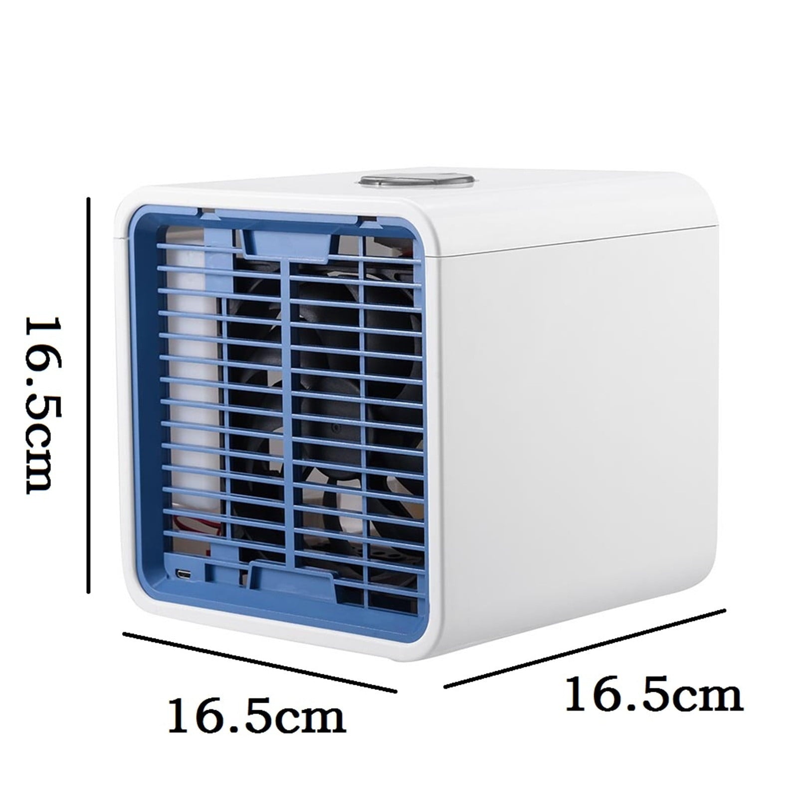 Mchoice portable air conditioner, 4-In-1 Small Air Conditioner, Air Cooling Fan and Humidifier, Mini Evaporative Cooler and Aroma Diffuser for Home Office, 3 Fan Speeds