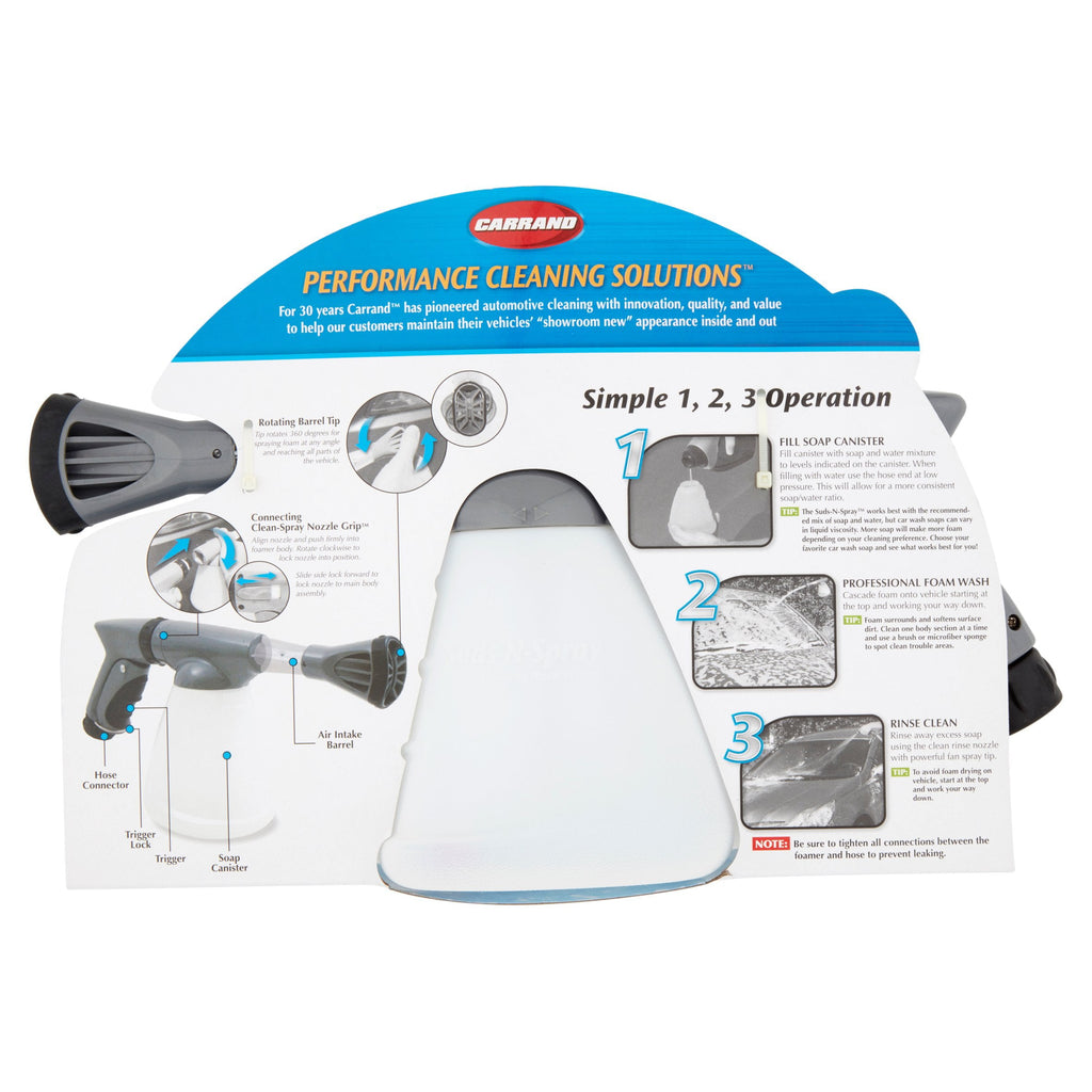 Carrand 92230 Suds-N-Spray Foaming Car Wash System