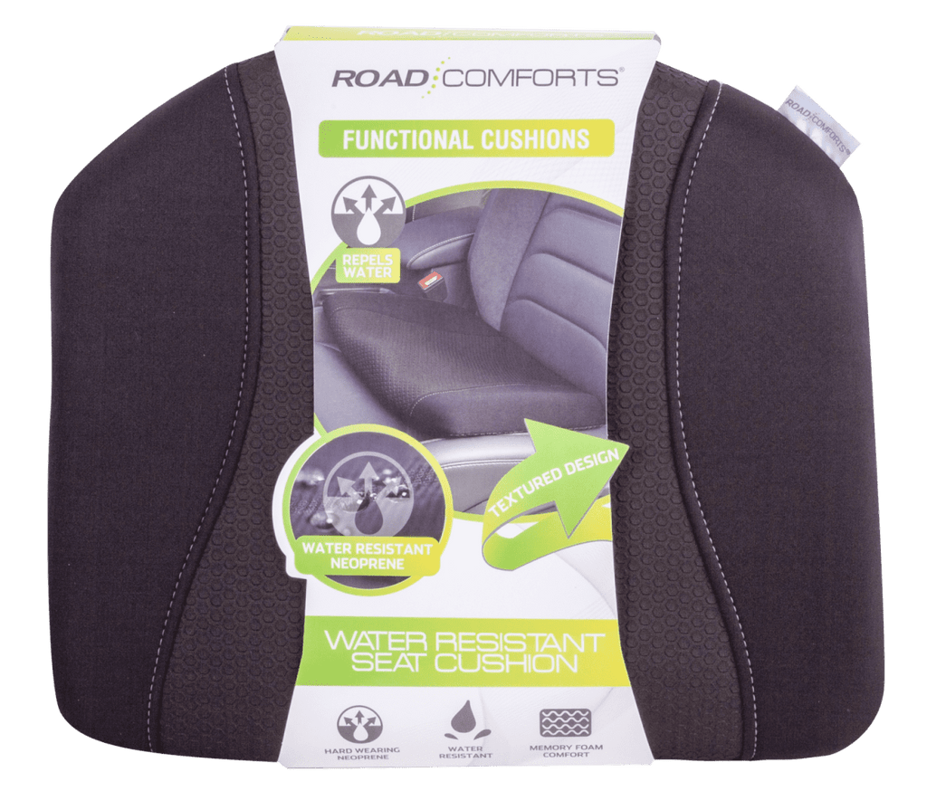 Auto Drive Seat Cushion Memory Foam Black Universal Fit, 1 Piece