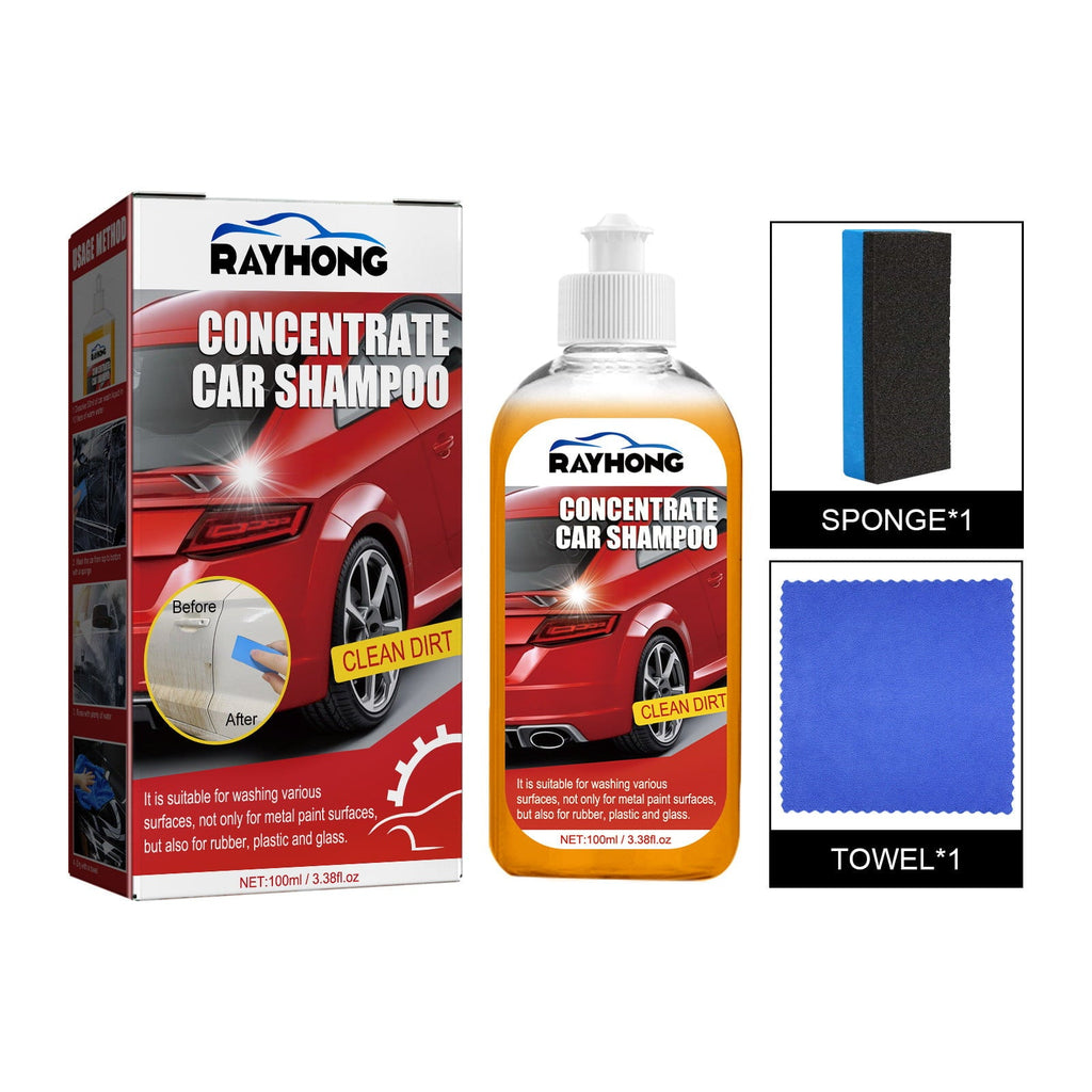 Car Exterior Shampoo Multipurpose Automotive Cleaners High Concentration Super Foam Strong Decontamination Auto Wash Supplies 100Ml
