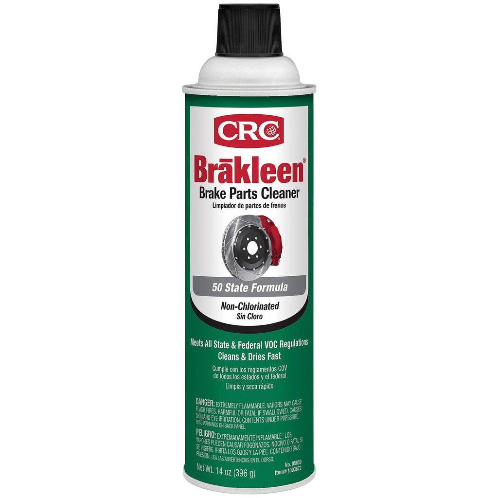 CRC Brakleen Non-Chlorinated Brake Part Cleaner 50 State Formula, 14oz