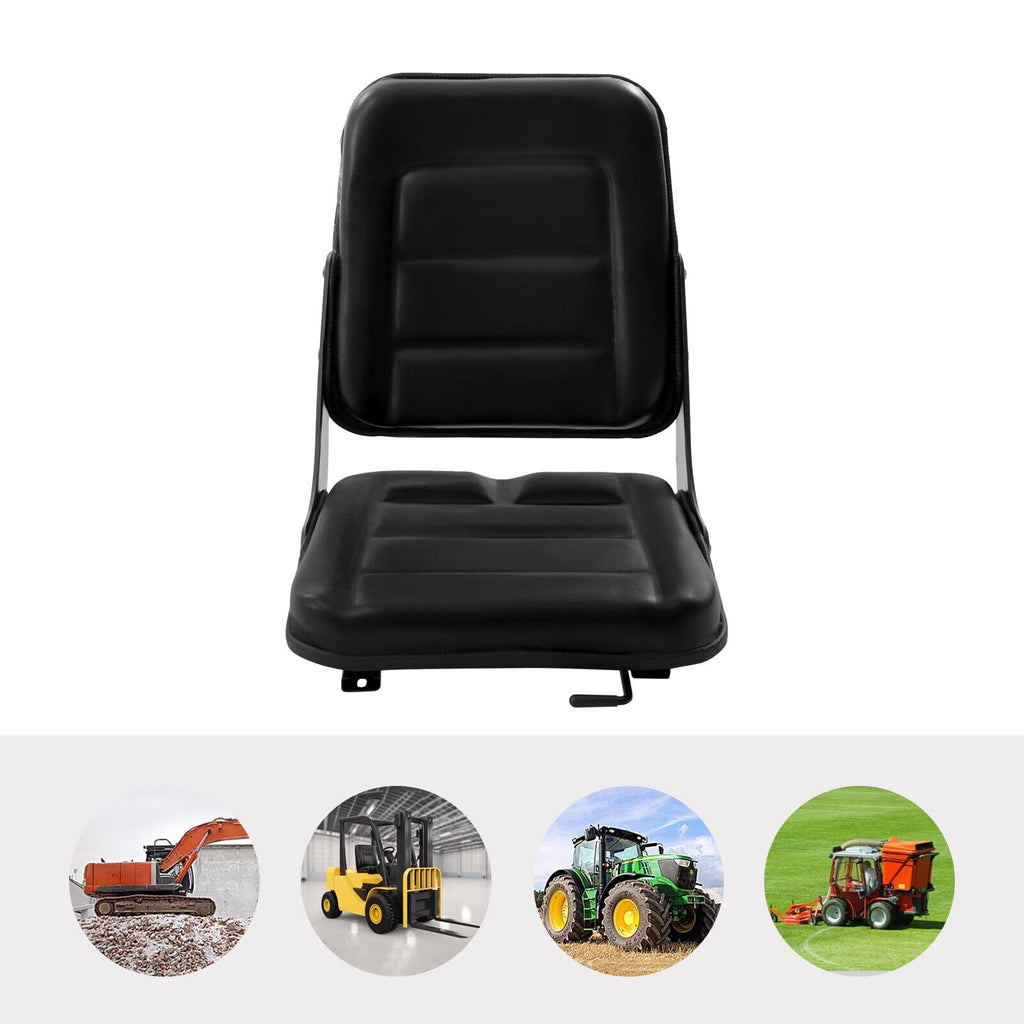 Miumaeov Universal Forklift Seat Tractor Suspension Seat Universal Lawn Mower Truck Seat Heavy Small Mechanical Seat Replacement for Excavators Trenchers Aerial Lifts