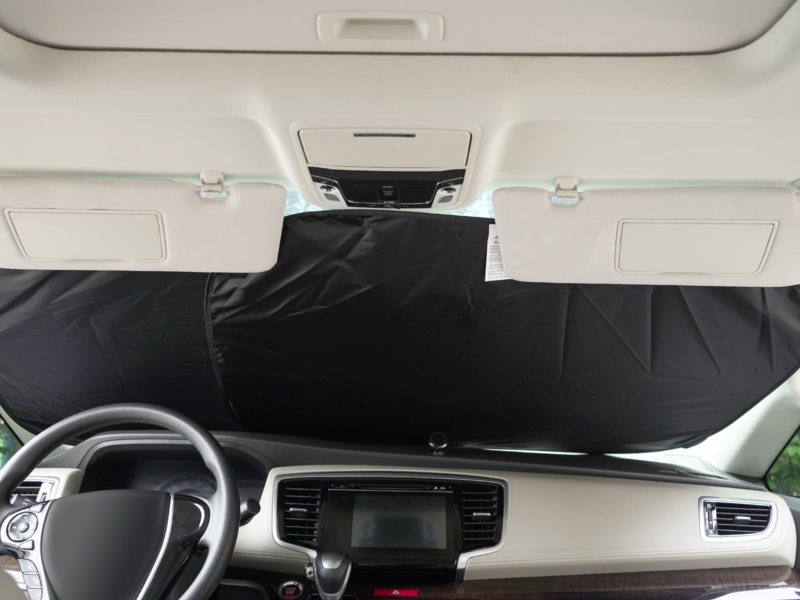 Auto Drive Universal 2 Counts Jumbo ASST Colors Twist Sun Shade ,31.5" x 38"