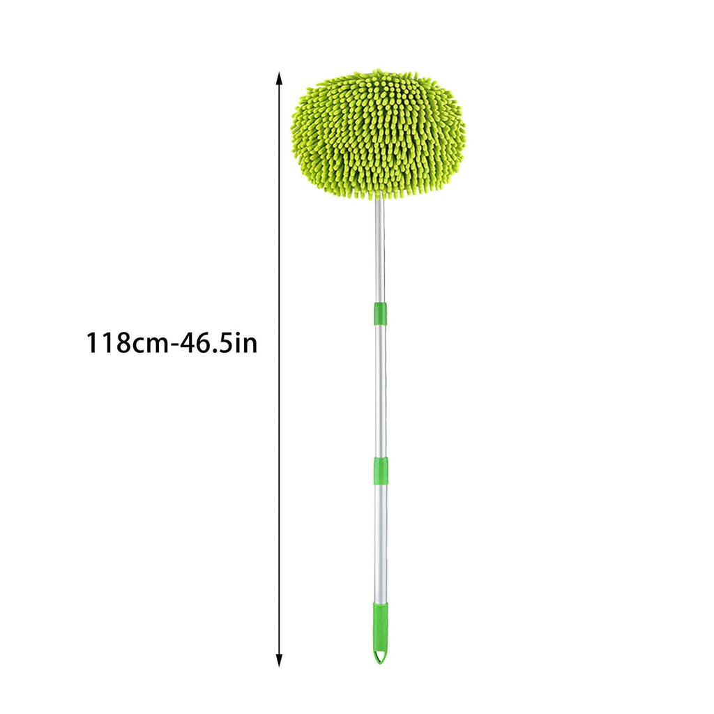 OAVQHLG3B 45" Microfiber Car Wash Brush Mop Car Cleaning Kit,Mitt Sponge with Long Handle,Car Cleaning Supplies Duster Washing Car Tools Household Essentials for Car Washing