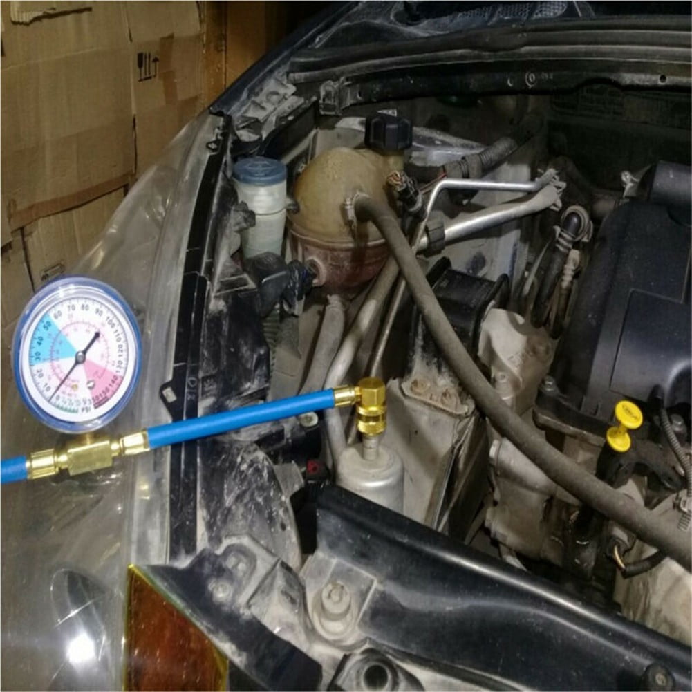 anna Top-up Aircon Conditioning Recharge Refill R-134a Trigger Gauge Car Air Con Kit