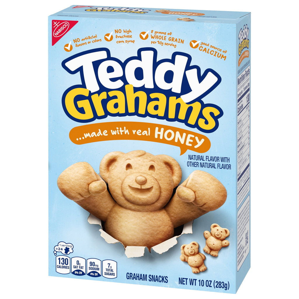 Teddy Grahams Honey Graham Snacks, 10 oz