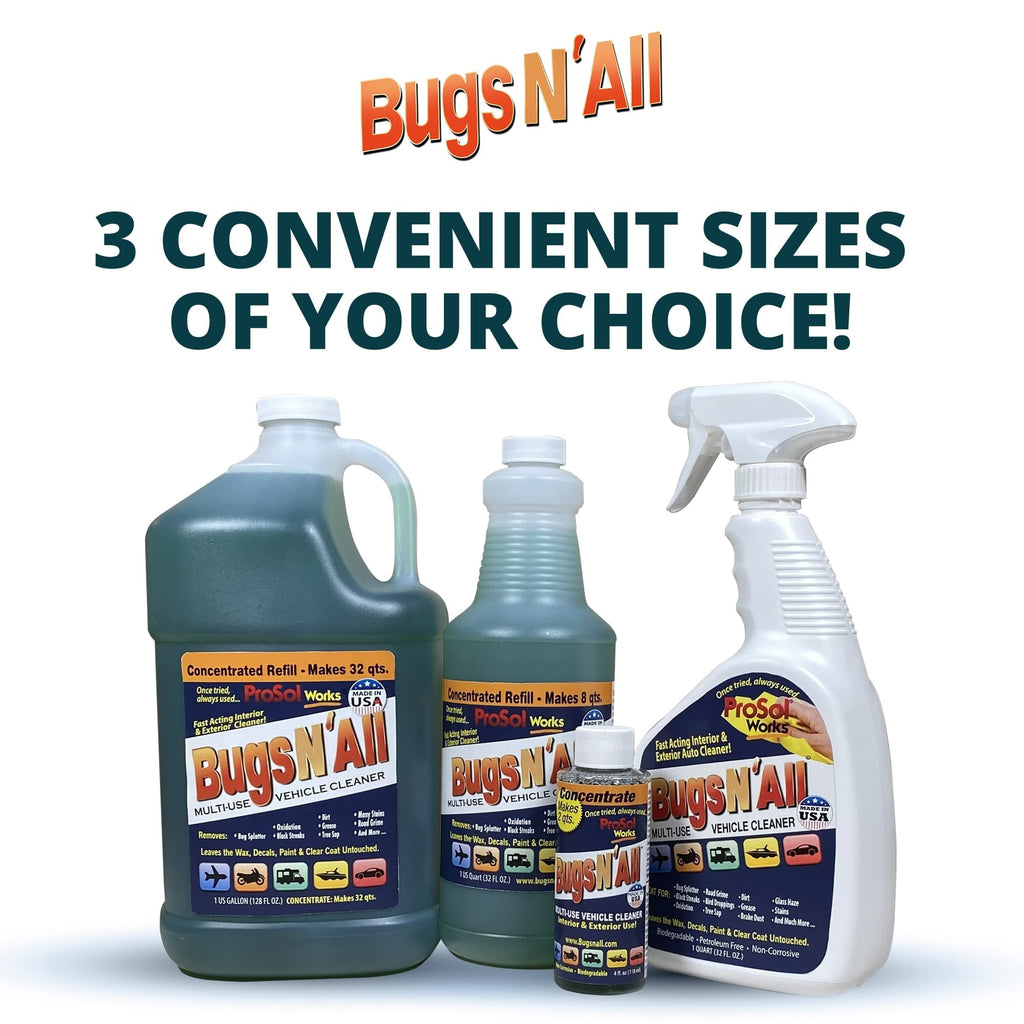 ProSol Works Bugs N All - Bug and Tar Remover Car Detailing Product, 4 oz