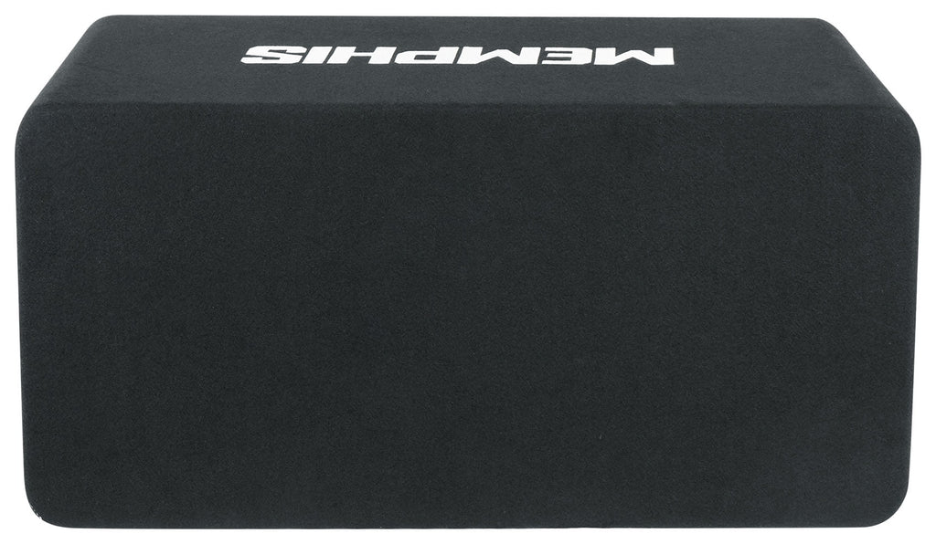 Memphis Audio PRXE12D2 1200w Dual 12" Subwoofers+Enclosure Box+Amplifier+Amp Kit