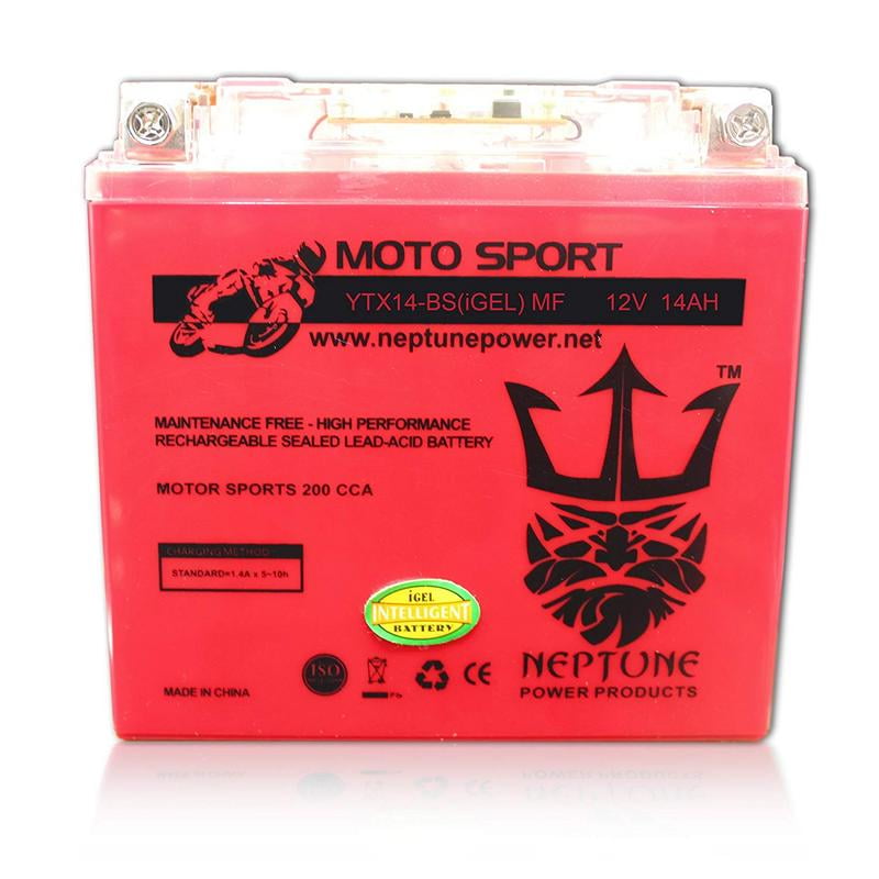 Kawasaki KVF400-D Prairie 400 4x4 (CN), 1999-2001 STX14-BS YTX14-BS(iGEL)(MF) SLA Powersport Replacement ATV Battery by Neptune