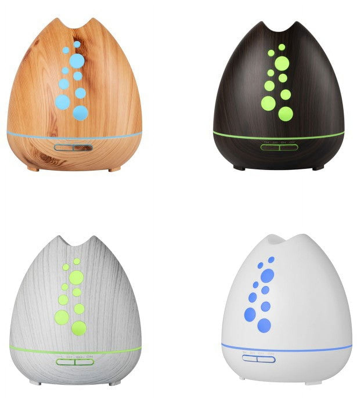 TGE Unique 400ML Essential Oil Diffuser Humidifier Bluetooth Music Speaker with Remote 7 Color LED Lights Auto Shut-off