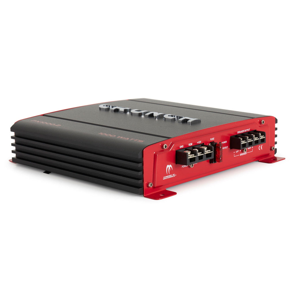 Crunch PX-1000.2 1000W Car Stereo Amp & Soundstorm AKS8 Amp Wiring Kit