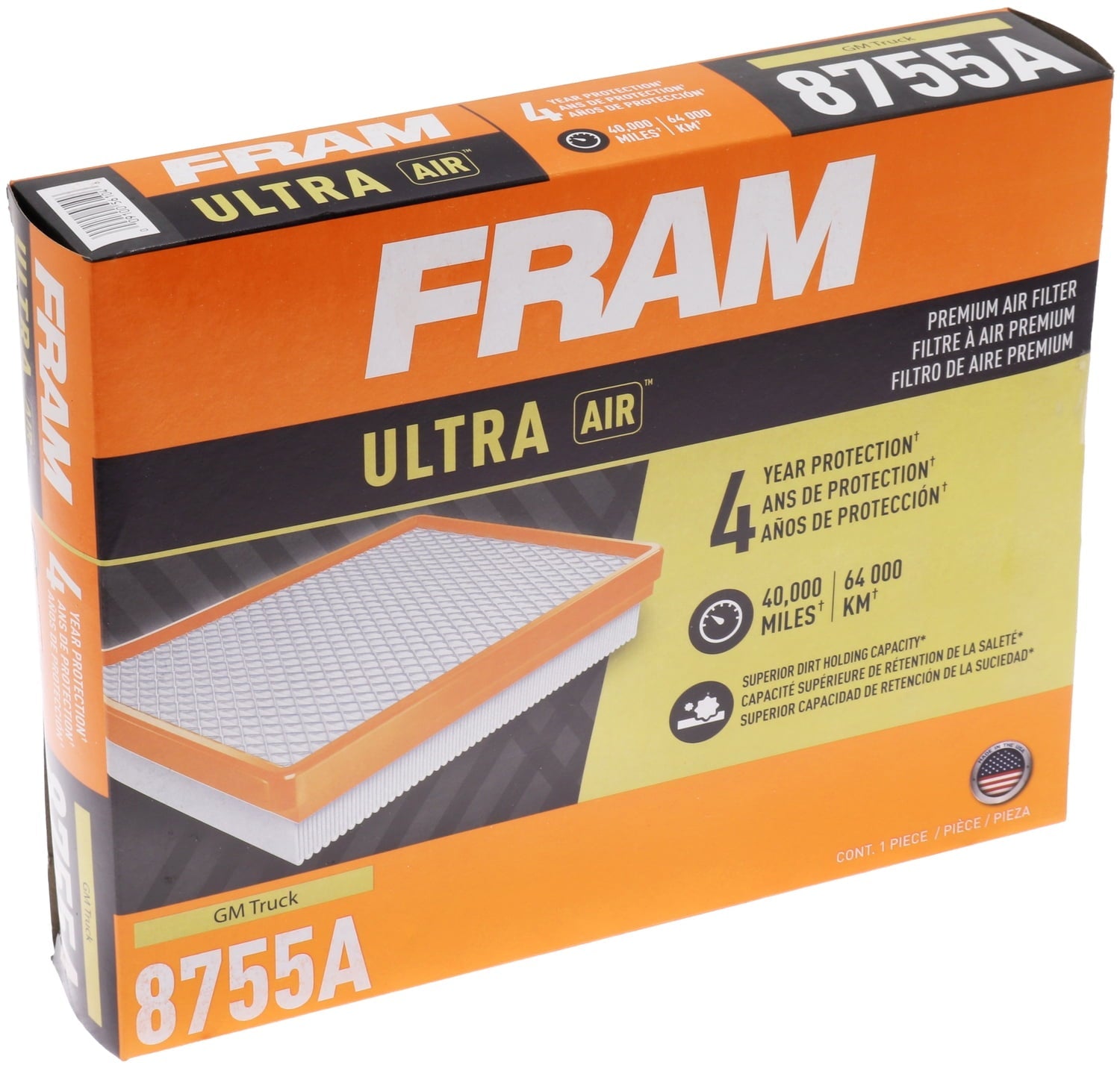FRAM Ultra Air XGA8755A, Premium Engine Air Filter for Cadillac, Chevrolet and GMC Vehicles Fits select: 1999-2019 CHEVROLET SILVERADO, 2000-2018 CHEVROLET TAHOE
