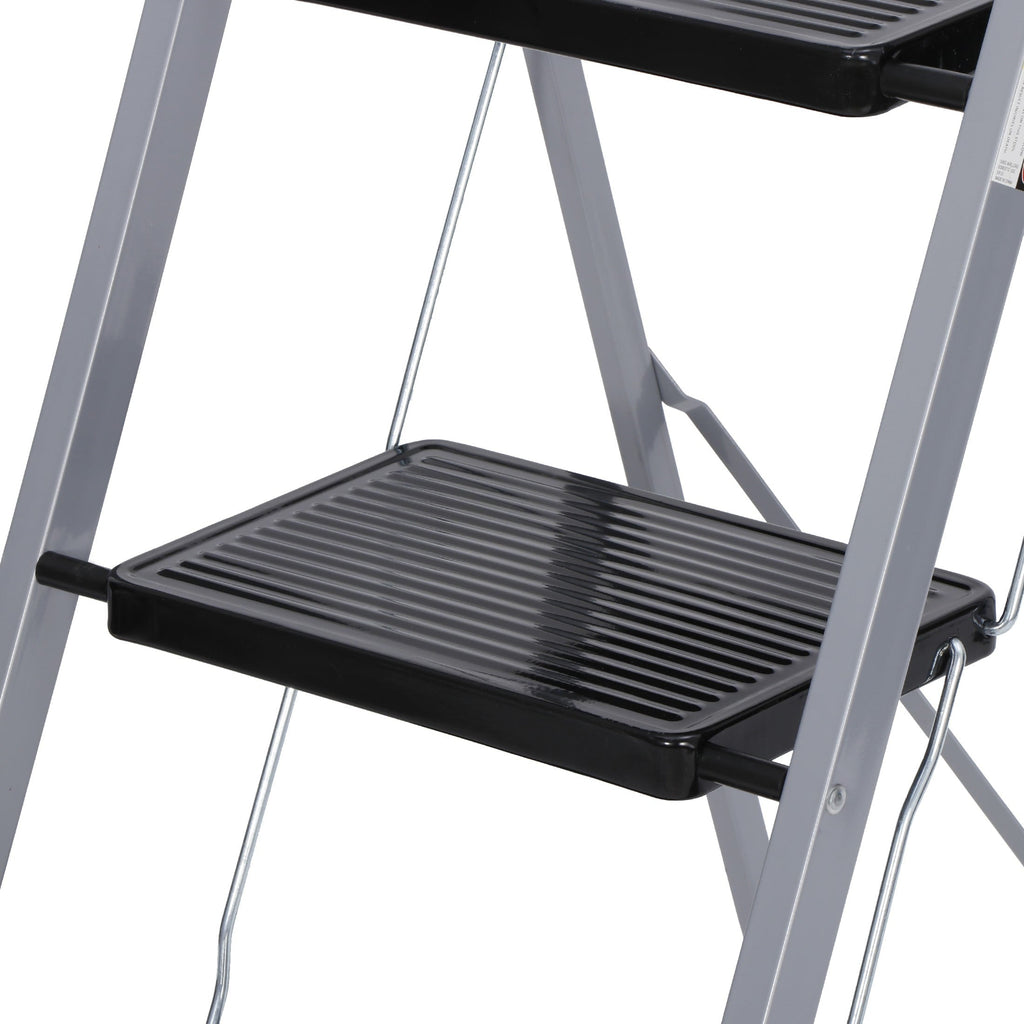 ZENY 3 Step Ladder Folding Step Stool Wide Anti-Slip Platform 330lbs Capacity