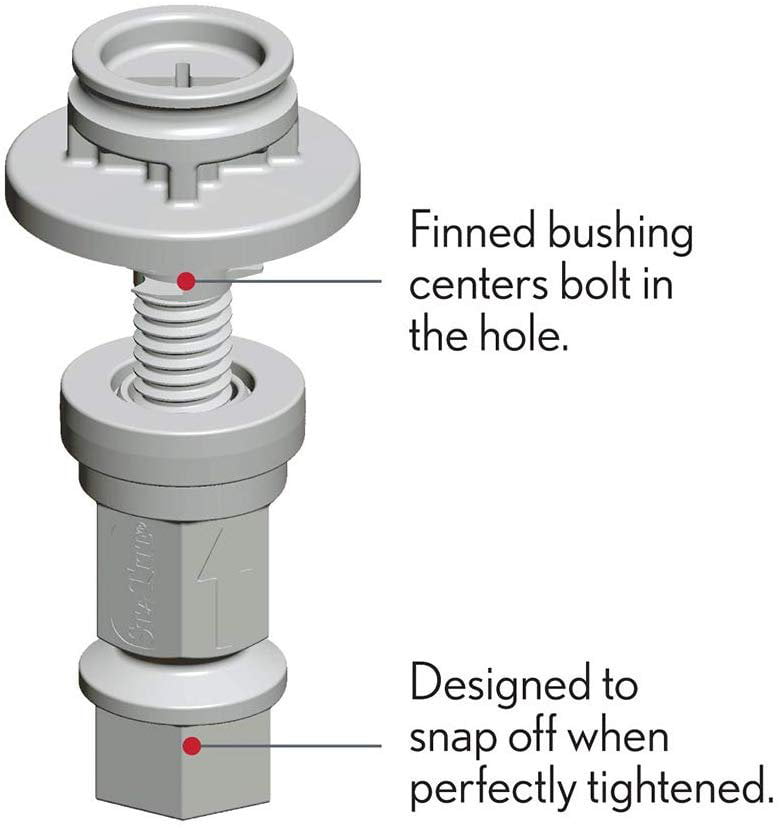 Mayfair STA-TITE Toilet Seat Fastening Hardware Upgrade Kit, STATITE