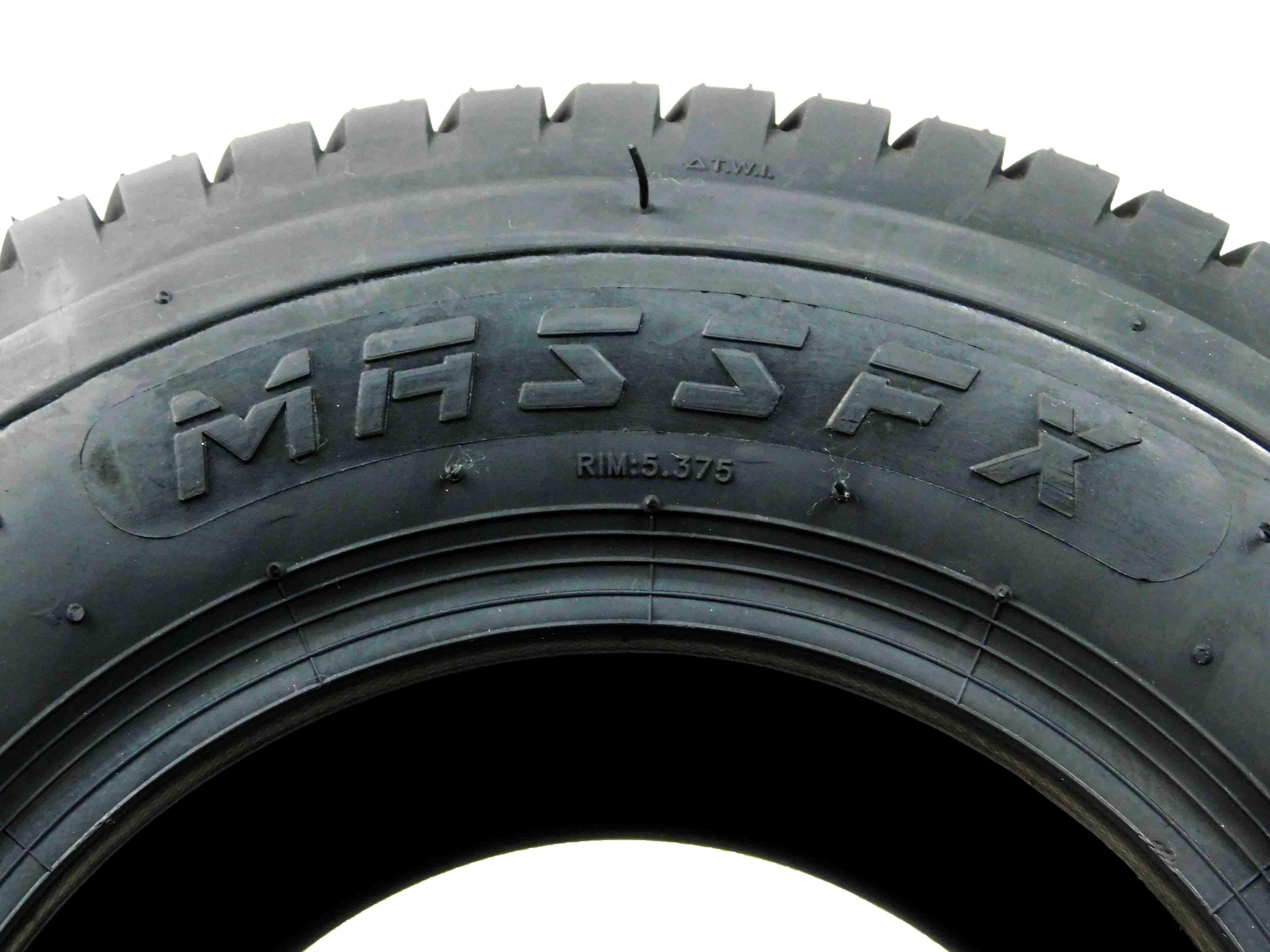 MASSFX 18x8.5-8 Golf Cart,Turf, Lawn & Garden Tires & Black 4/4 Wheel Assembled Kit 18x8.5x8