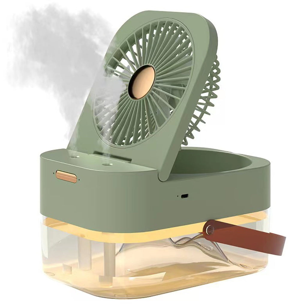 Poseidon Portable Mini Personal Evaporative Air Cooler with 3 Speeds LED Light Large Capacity Water Tank Personal Desk Air Conditioner Fan