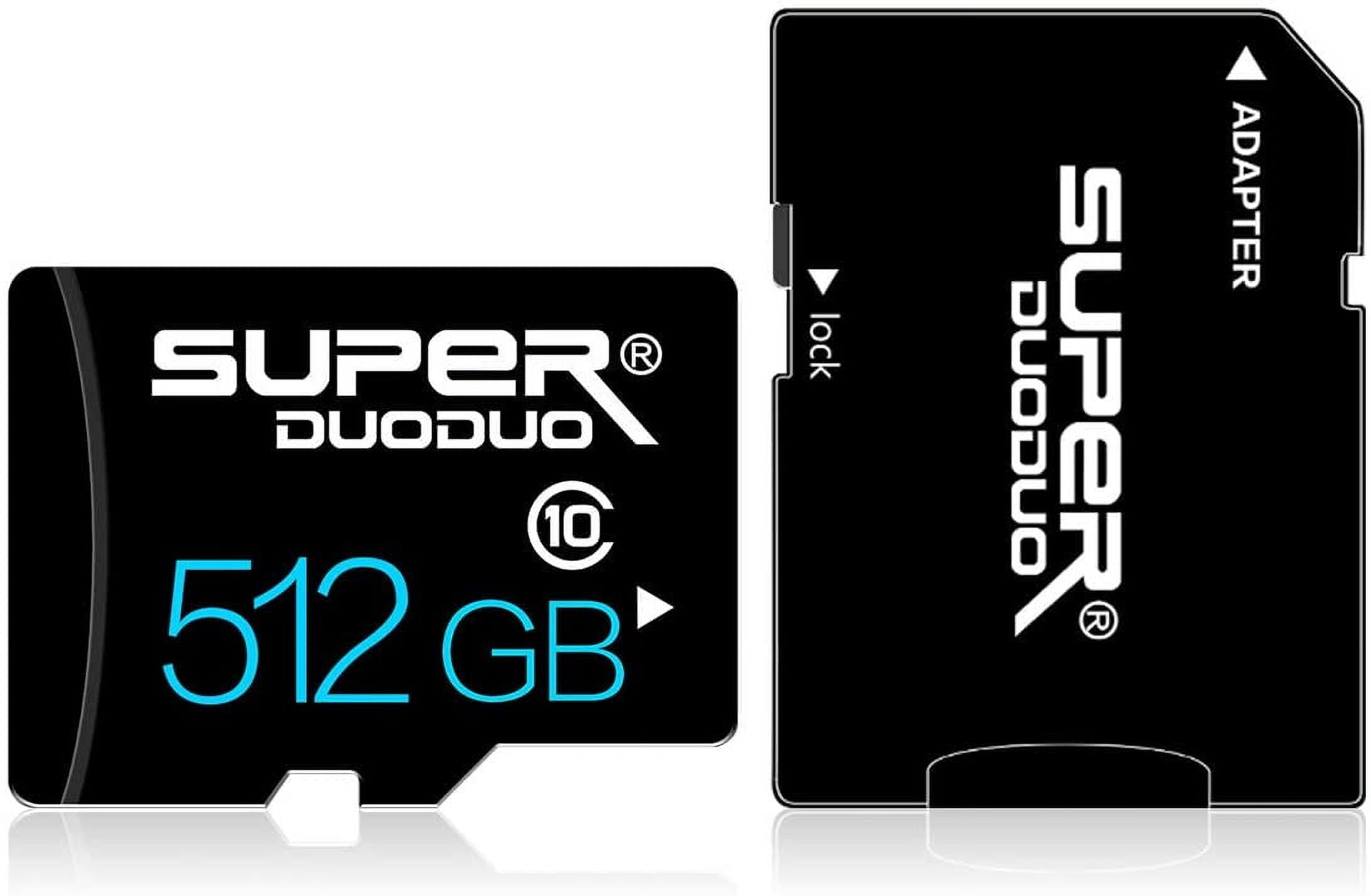 512GB Micro SD Card Class 10 Memory Card Fast Speed TF Card for Android Smartphone,Digital Camera,Tablet,Surveillance and Drone