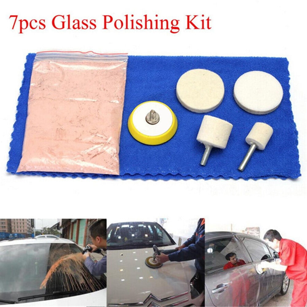 Ruibeauty Windshield Glass Polishing Kit Car Windscreen Scratch Remover 50G Cerium Oxide