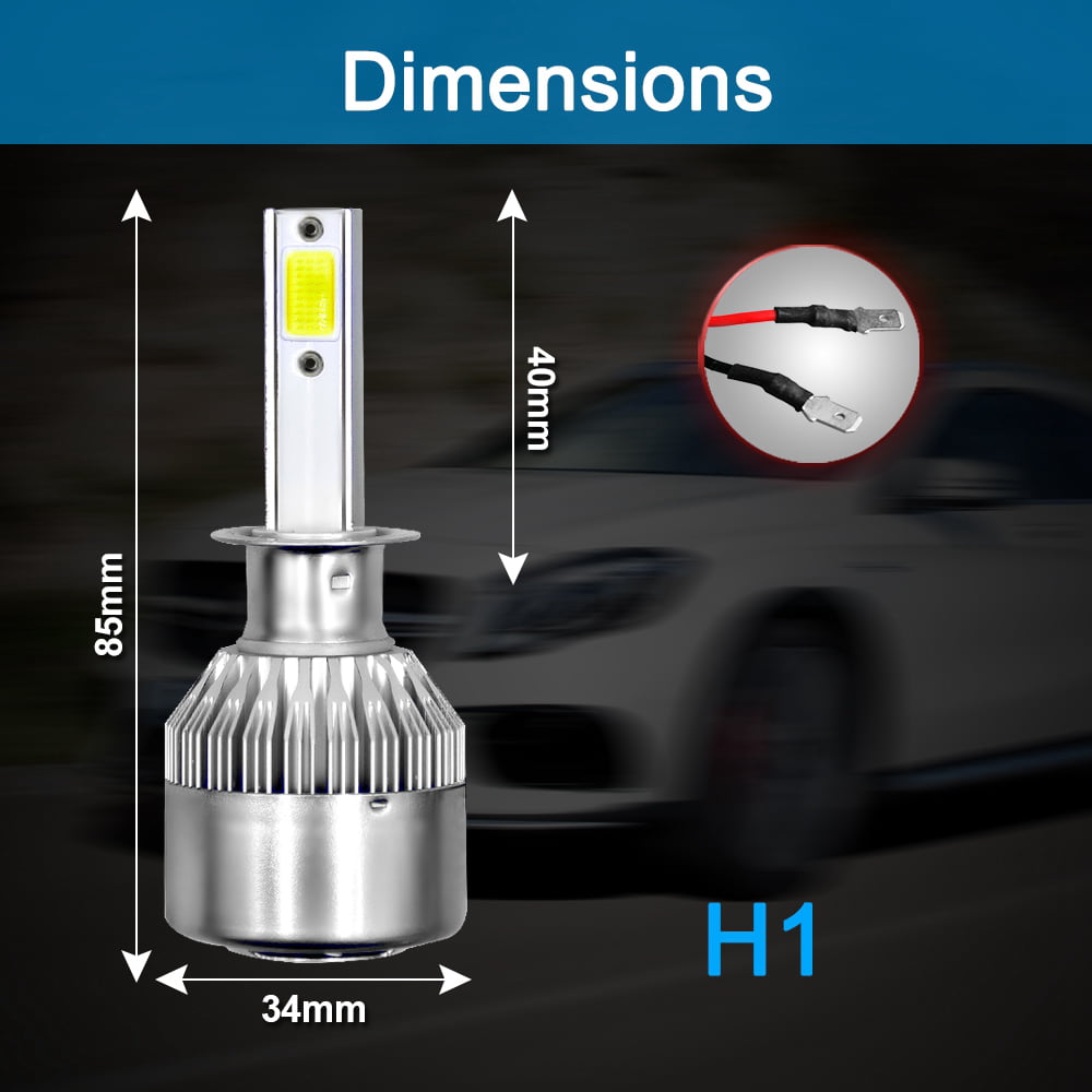 For Kia Optima 2011 2012 2013 Led Headlight Bulbs High Beam 6000K White 7600LM