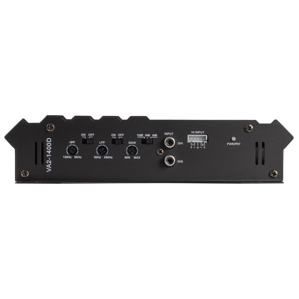 Power Acoustik® Vertigo Series 1,400-watt Max 2-channel Class D Amp