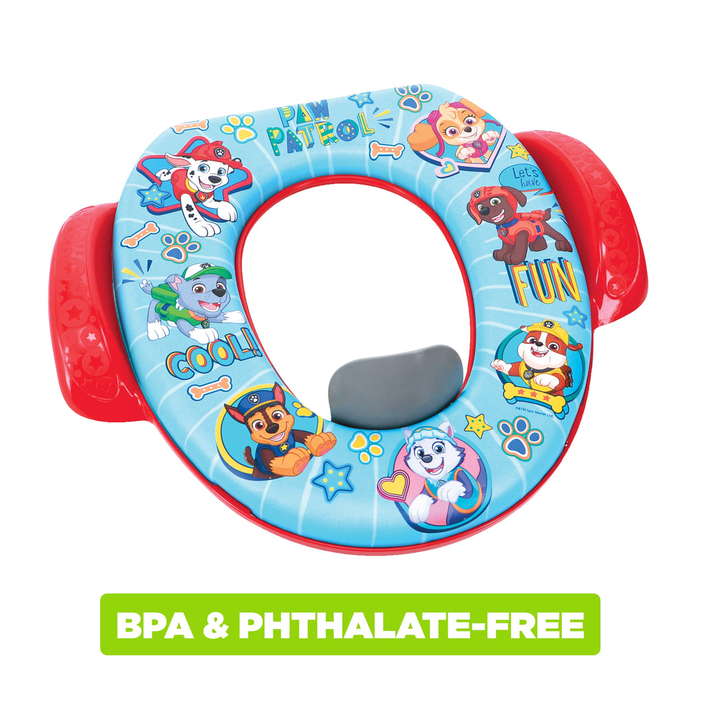 Nickelodeon PAW Patrol "Let's Have Fun" Soft Potty Seat with Potty Hook