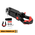 WOLFSTORM 2" Trailer Hitch Shackle Receiver 3/4" D-Ring Shackle Recovery For Truck Jeep SUV