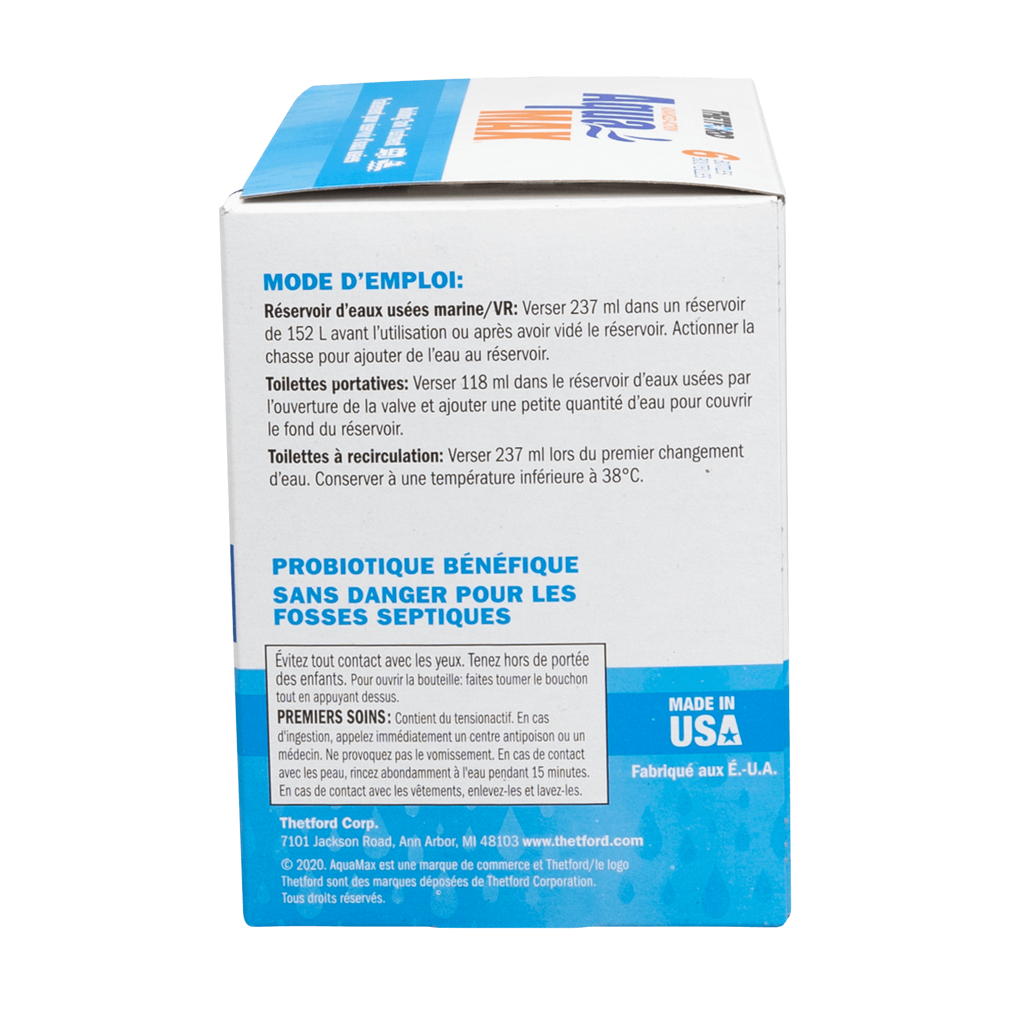 Thetford AquaMax Spring Showers Liquid Holding Tank Treatment 8 oz, Pack of 6