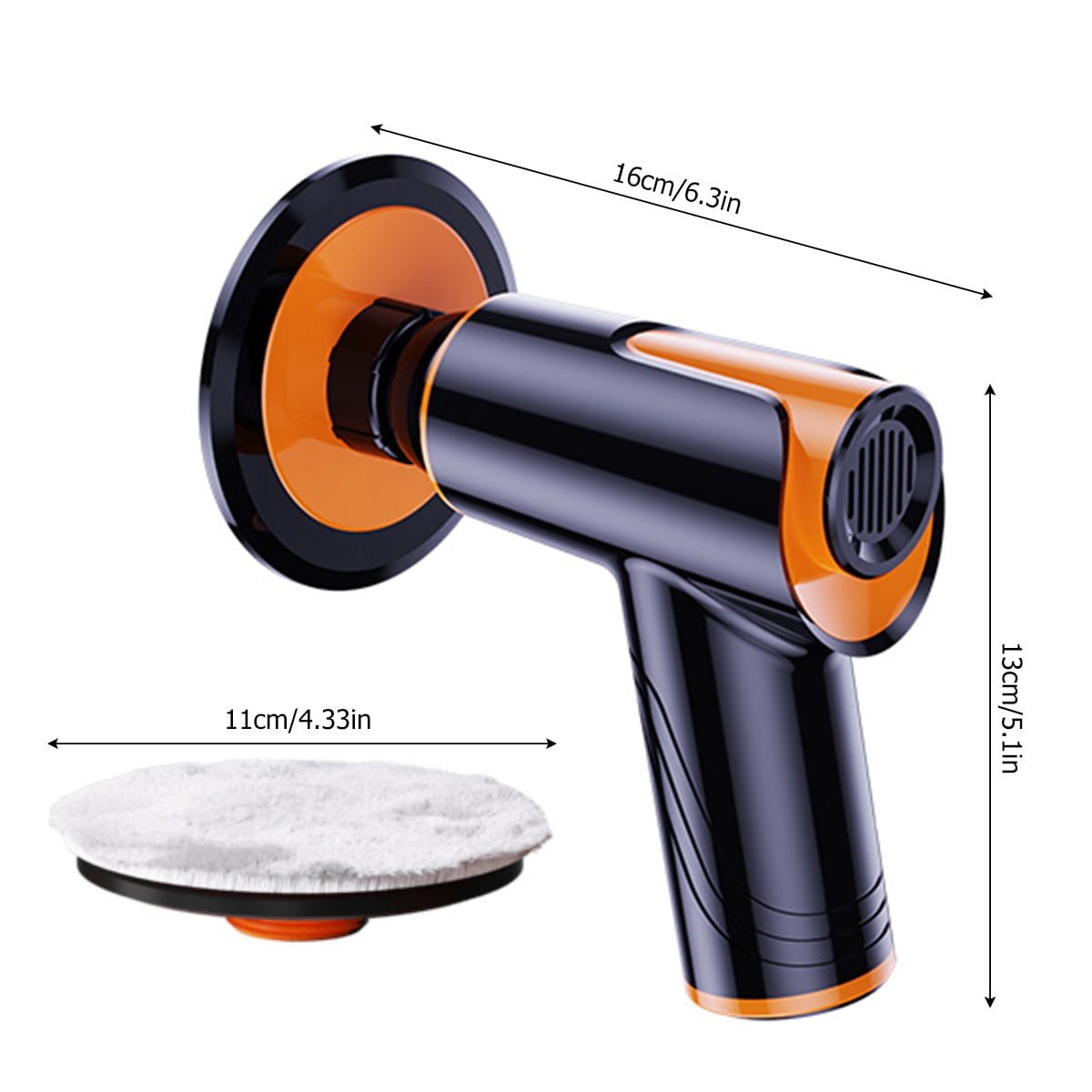 Harupink Cordless Car Buffer Polisher Kit , 2000mAh, Polishing Pads for Removing Car Scratch, Polishing Car/Home Appliance/Ceramic/Boat Detailing