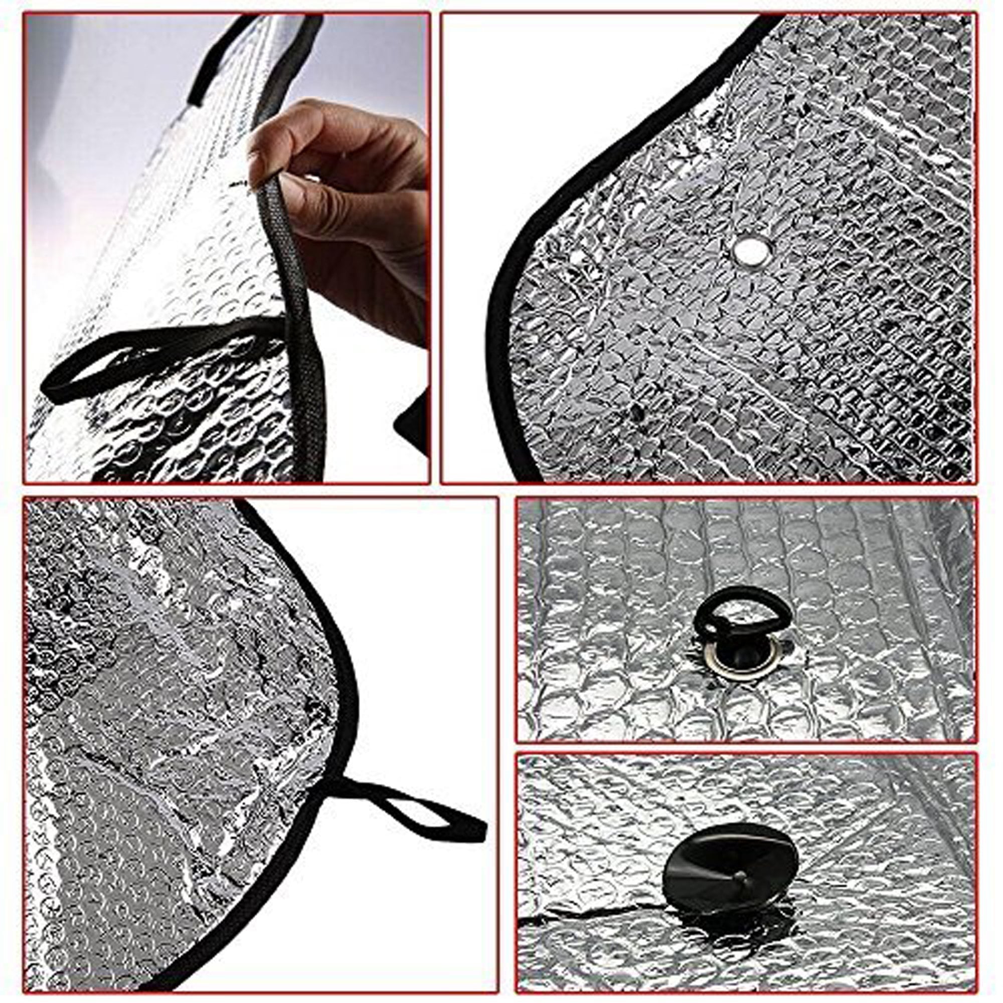 Wideskall Car Windshield Sunshade Reflective Sun Shade for Car Cover Visor