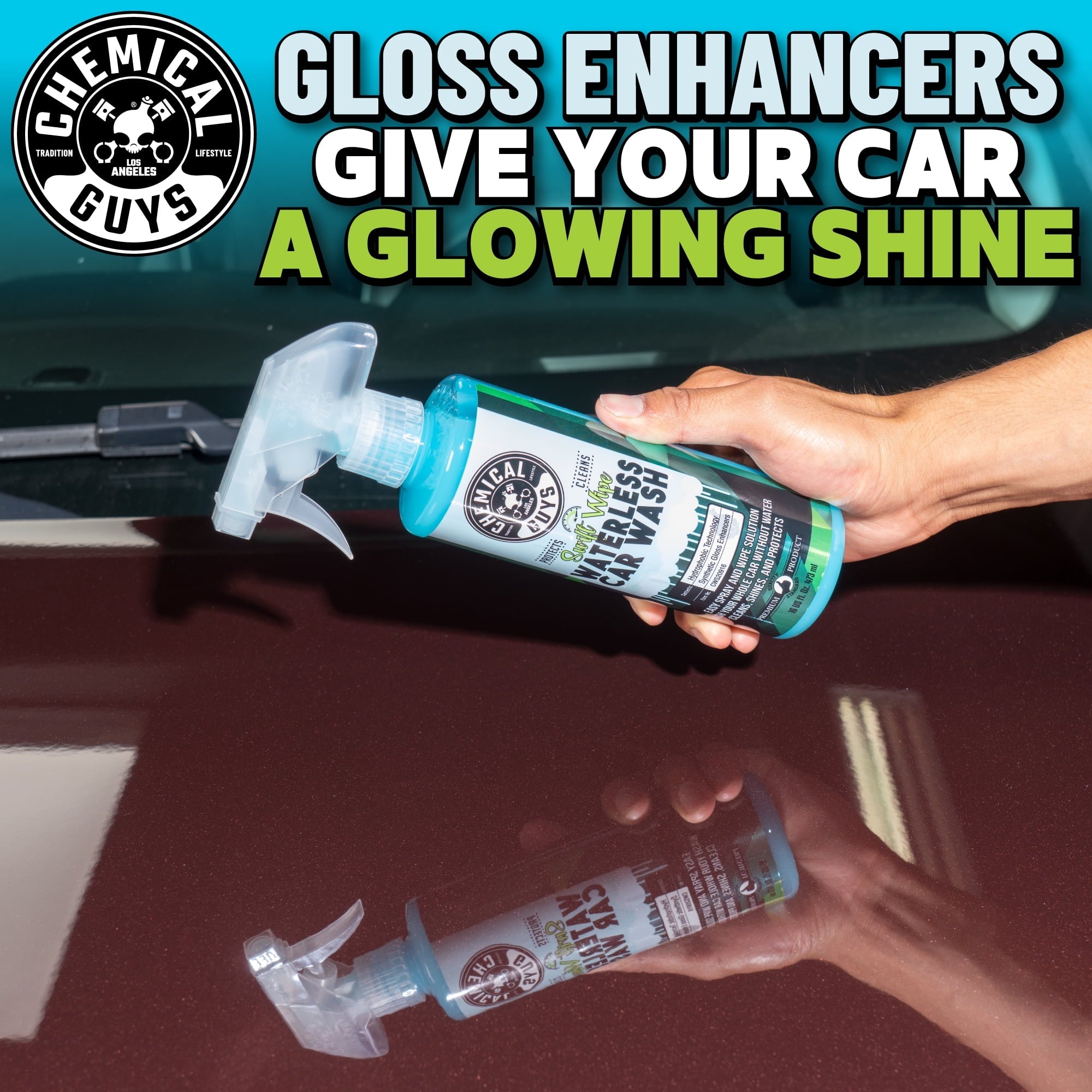 Chemical Guys CWS20916 Swift Wipe Sprayable Waterless Car Wash 16 oz