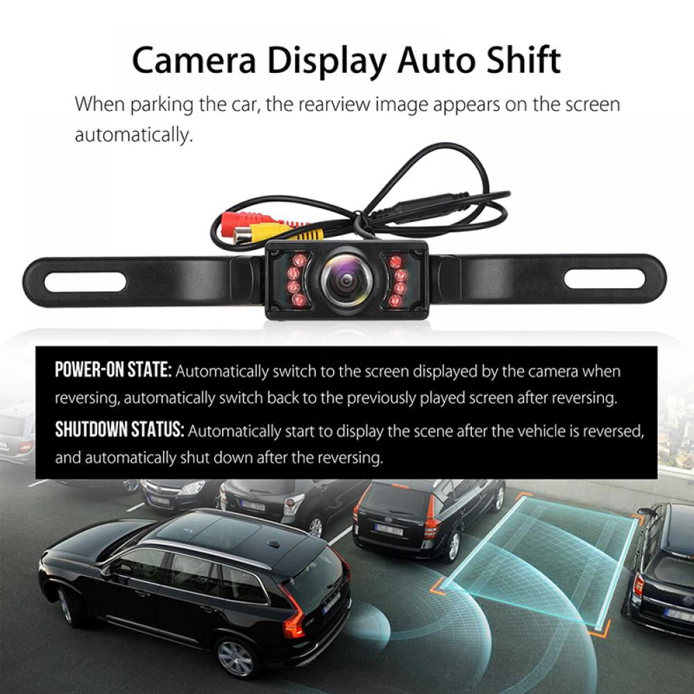 5" TFT LCD Car Rear View System Monitor Night Vision Backup Reverses Camera Set