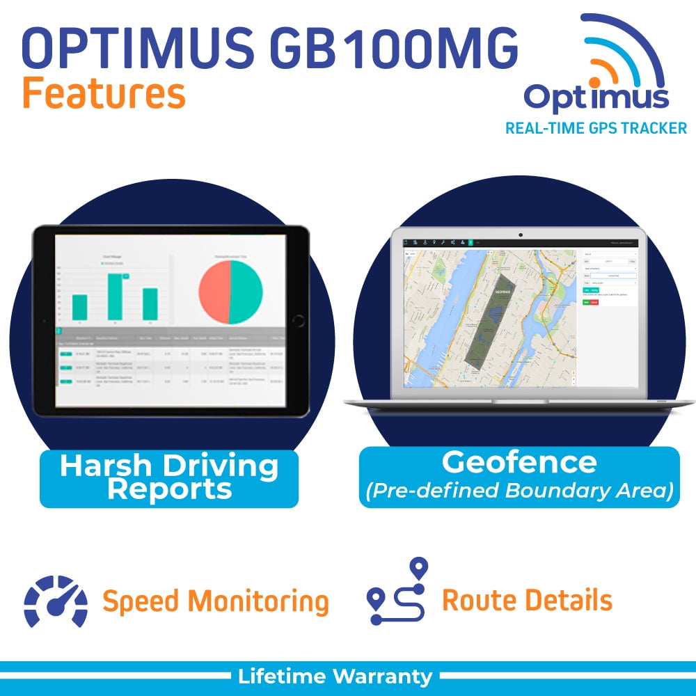 GB100M Easy Install Directly on Car's Battery GPS Tracker