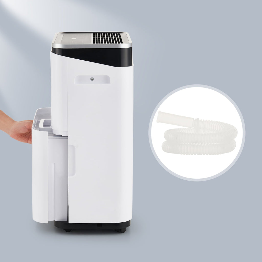 Preenex Dehumidifier with Drain Hose 24 hr Timer Auto Shutoff 50 Pint Capacity 13pt Tank