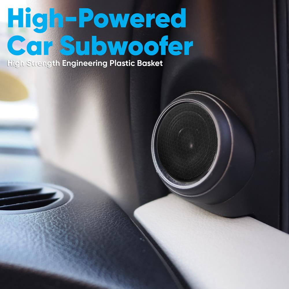Pyle 3.5 Inch Car Audio Speaker - Single Voice Coil Subwoofer with Rubber Edge - PLMG35