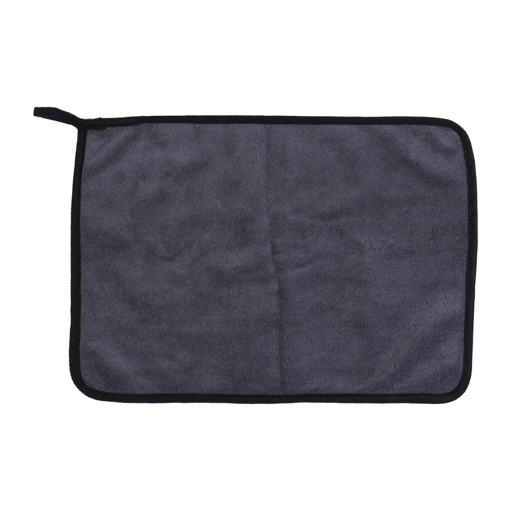 Unique Bargains 2pcs Microfibre Car Drying Towel 30 x 40cm 600GSM Highly Absorbent Car Cleaning Cloth Grey Purple