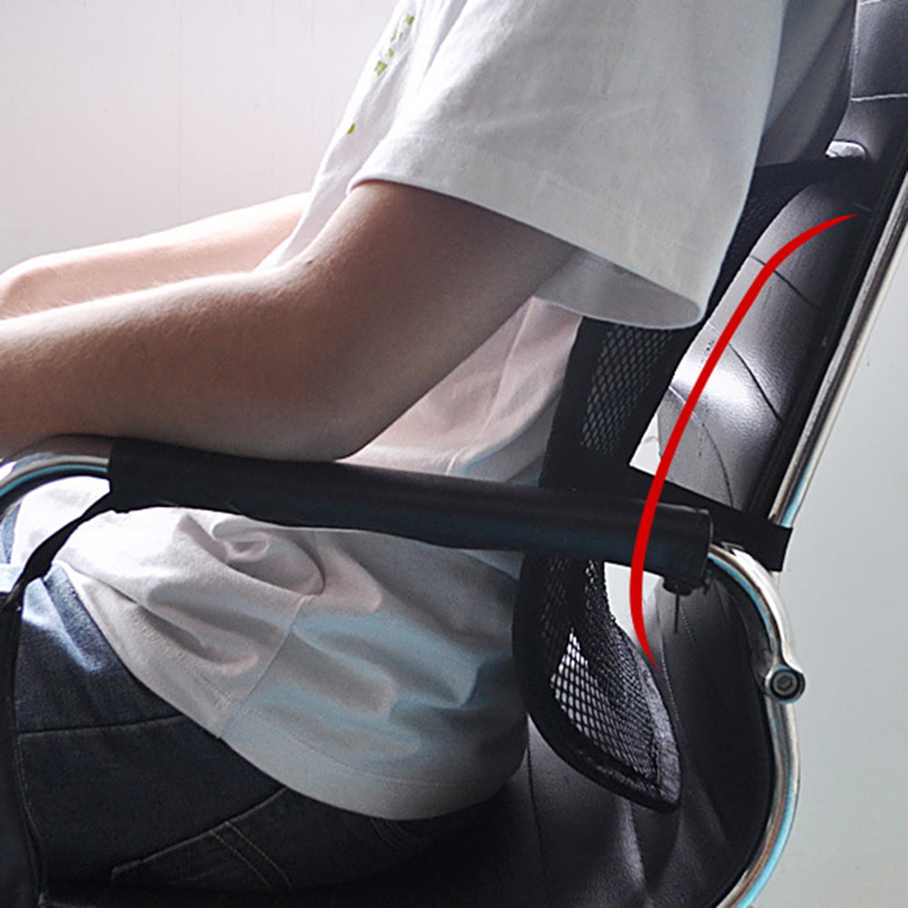 Taluosi Ice Silk Mesh Car Seat Back Cushion Lumbar Waist Support Relief Office Home Pad